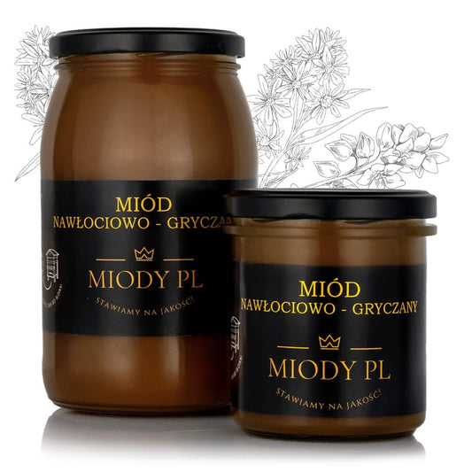 Miód nawłociowo-gryczany