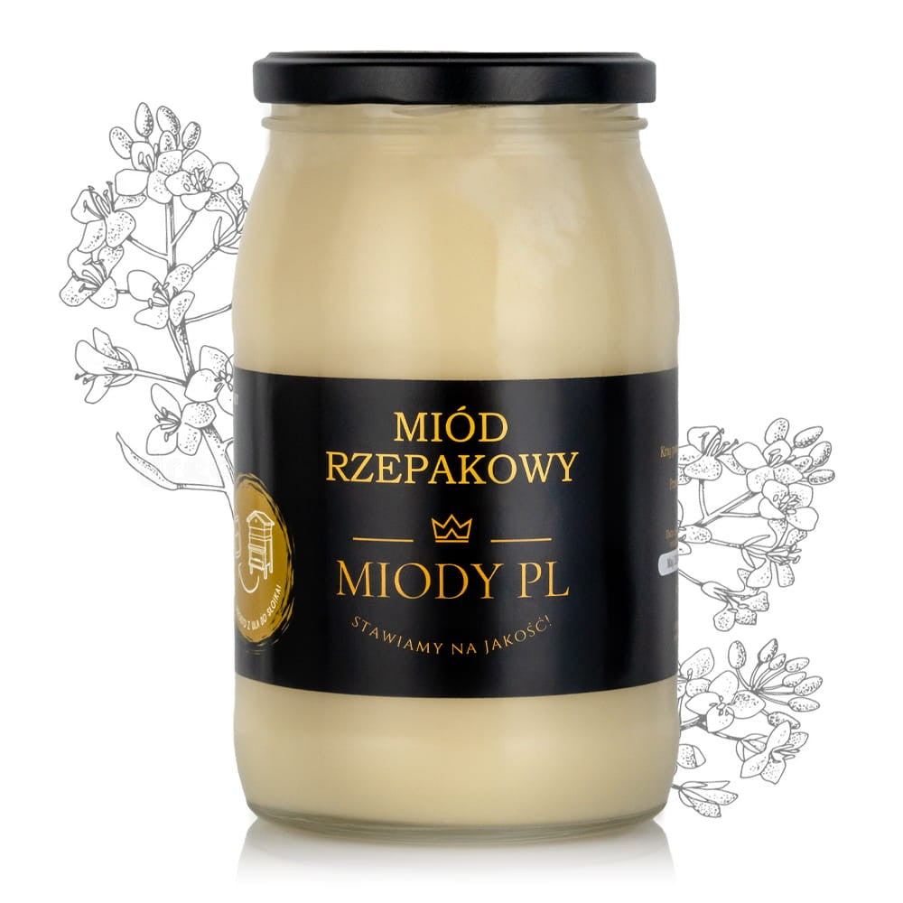 Miód rzepakowy - 1200 g